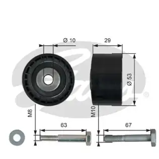 GATES T42140 Eksantrik Gergi Rulmanı