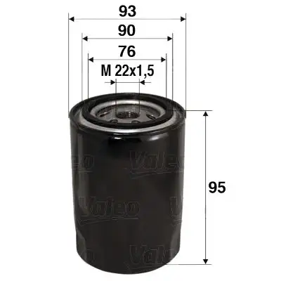 VALEO 586006 Yağ Filtresi - 1. Görsel