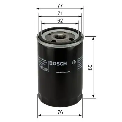 BOSCH 0986452044 Yağ Filtresi - 5. Görsel