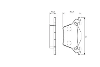 BOSCH 0986460002 Fren Balatası - 7. Görsel