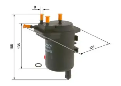 BOSCH 09864B2024 Yakıt Filtresi - 5. Görsel
