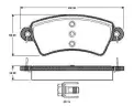 Disk Balata - Ön Citroen Pejout  172103 425203