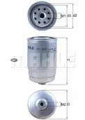 MAHLE KC605D Yakıt Filtresi