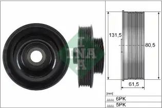 INA 544014110 Krank Kasnağı