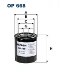 FILTRON OP668 Yağ Filtresi