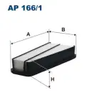 FILTRON AP1661 Hava Filtresi
