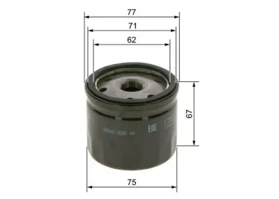 BOSCH 09864B7011 Yağ Filtresi - 5. Görsel
