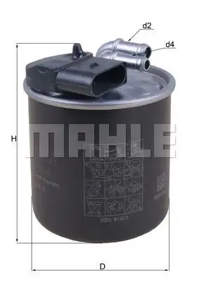 MAHLE KL914 Yakıt Filtresi
