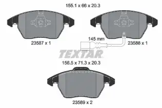 TEXTAR 2358701 Fren Balatası Ön