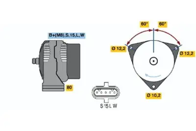 Alternatör-Nc(R) 28V 40-100A Tms Man - 5. Görsel