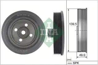 INA 544013910 Krank Kasnağı