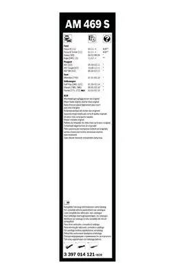 BOSCH 3397014121 Silecek Süpürgesi Ön Takım - 5. Görsel