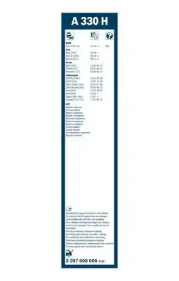BOSCH 3397008006 Silecek Süpürgesi Arka - 5. Görsel