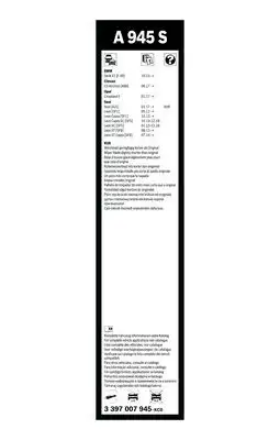 BOSCH 3397007945 Silecek Süpürgesi Ön Takım - 5. Görsel