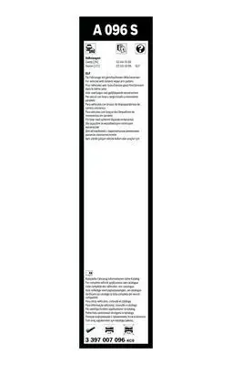 BOSCH 3397007096 Silecek Süpürgesi Ön Takım - 5. Görsel