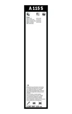BOSCH 3397007115 Silecek Süpürgesi Ön Takım - 5. Görsel