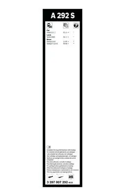 BOSCH 3397007292 Silecek Süpürgesi - 5. Görsel