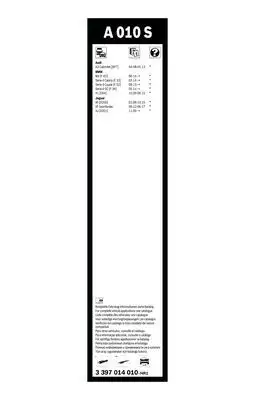 BOSCH 3397014010 Silecek Süpürgesi Ön Takım - 5. Görsel