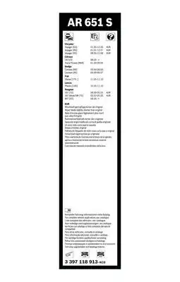 Aerotwin Silecek 65 65Cm Flatblade Muz Tipi - 5. Görsel