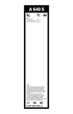 BOSCH 3397007640 Silecek Süpürgesi Ön Takım - 5. Görsel