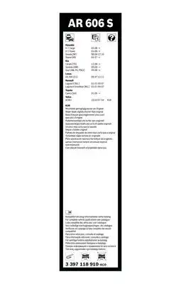 BOSCH 3397118910 Silecek Süpürgesi Ön Takım - 5. Görsel