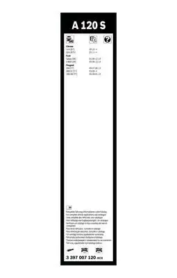 BOSCH 3397007120 Silecek Süpürgesi Ön Takım - 5. Görsel