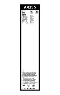 BOSCH 3397009821 Silecek Süpürgesi Ön Takım - 5. Görsel