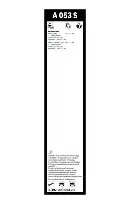 BOSCH 3397009053 Silecek Süpürgesi Ön Takım - 5. Görsel