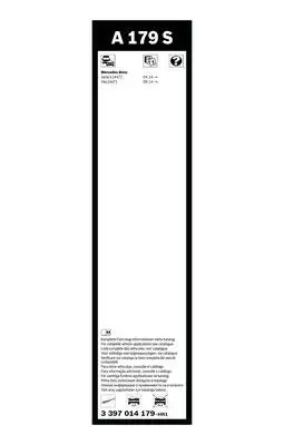 BOSCH 3397014179 Silecek Süpürgesi Ön Takım - 5. Görsel