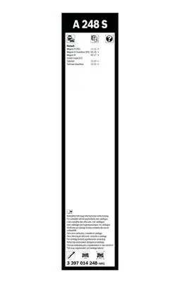 BOSCH 3397014248 Silecek Süpürgesi Ön Takım - 5. Görsel