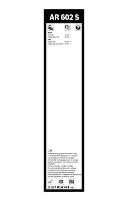 BOSCH 3397014421 Silecek Süpürgesi Ön Takım - 5. Görsel