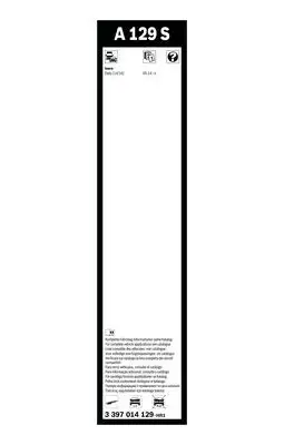 BOSCH 3397014129 Silecek Süpürgesi Ön Takım - 5. Görsel