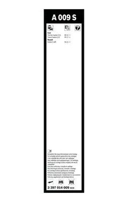 BOSCH 3397014009 Silecek Süpürgesi Ön Takım - 5. Görsel