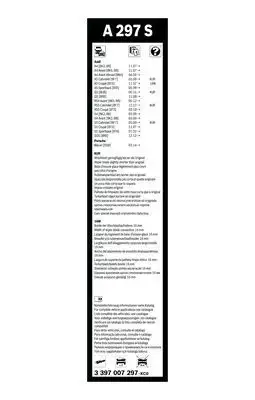 BOSCH 3397007297 Silecek Süpürgesi Ön Takım - 5. Görsel