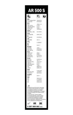 BOSCH 3397009081 Silecek Süpürgesi Ön Takım - 5. Görsel