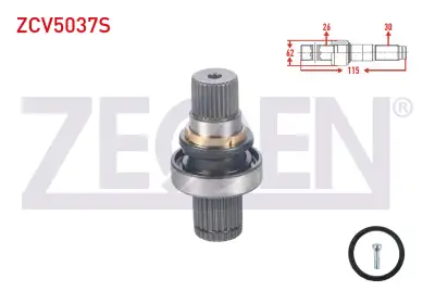 Aks Kafası Ön İç Sağ veya Sol ZEGEN ZCV5037S - 1. Görsel