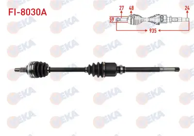 Aks Komple Ön Sağ VEKA FI-8030 - 1. Görsel