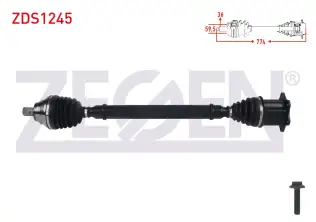 Aks Komple Ön Sağ ZEGEN ZDS1245