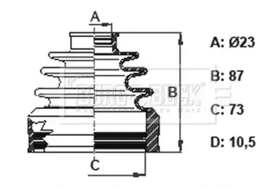 Aks Körüğü Arka İç Sağ veya Sol FIAT ORJINAL 71742716 - 1. Görsel
