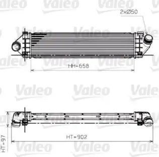 Turbo Radyatörü  VALEO 818246