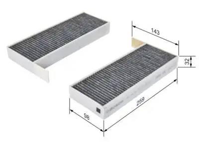 Aktif Karbonlu Kabin Filtresi - 5. Görsel