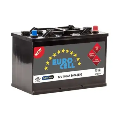 Akü (12V - 105 AH) H4 (346×175×230) İpli Kamyonet Tırnaklı   EUROCELL 8699358510051 - 1. Görsel