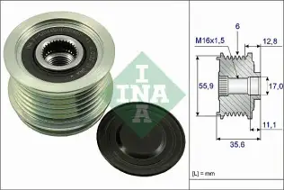 INA 535004110 Alternatör Kasnağı