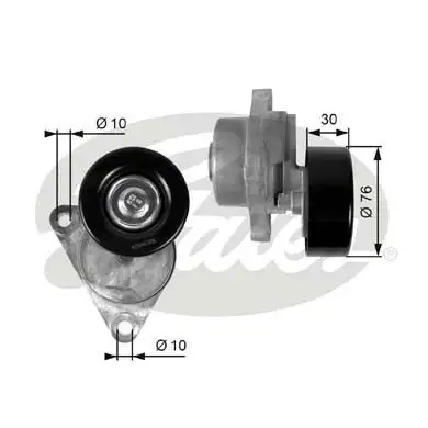 GATES T38376 V Kayış Gergi Rulmanı - 1. Görsel
