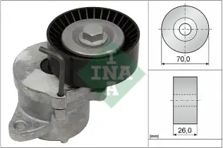 INA 534043910 V Kayış Gergi Rulmanı