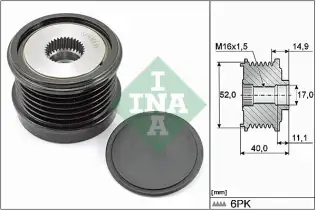 INA 535029310 Alternatör Kasnağı