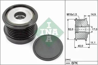 INA 535029310 Alternatör Kasnağı - 1. Görsel
