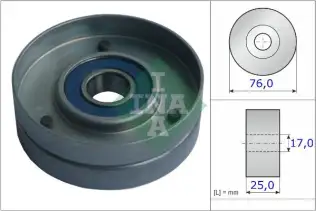 INA 531075130 V Kayış Gergi Rulmanı