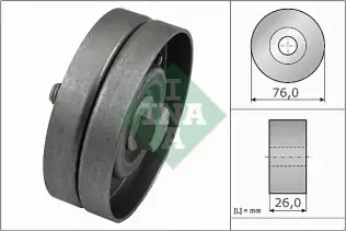 INA 532032630 V Kayış Gergi Rulmanı