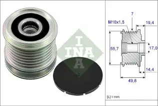 INA 535016510 Alternatör Kasnağı